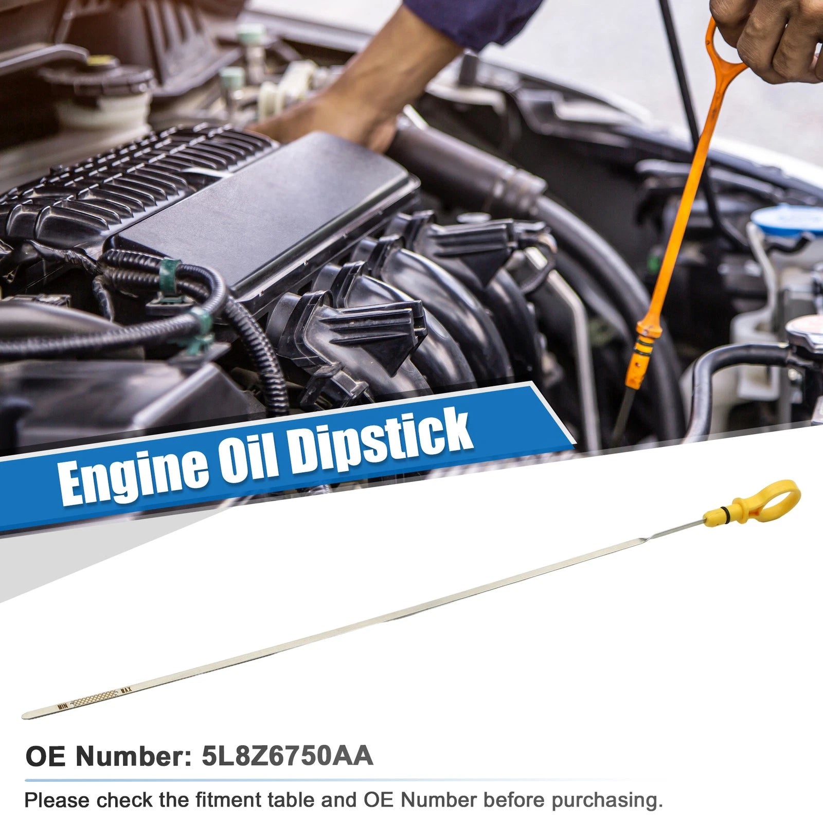 Engine Oil Dipstick for Ford Taurus 3.0L V6 (2002–2006) No. 5L8Z6750AA