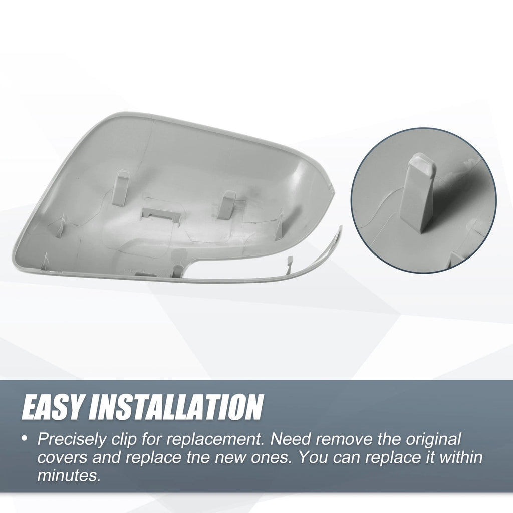 Right Side Mirror Cover Cap for Toyota Camry (2006–2011) Gray