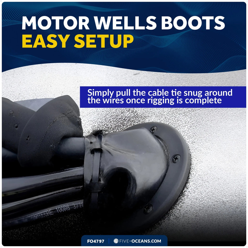 2-Inch Cable Boot for Boat Transom and Motor Well