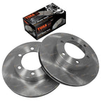 2 x Front Brake Rotors + Pads Set for Toyota Prado KZJ95 (1996–2002)