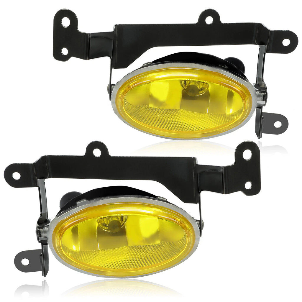 Set of 2 Yellow Lens Bumper Fog Lights for Honda Civic Coupe (2006–2008)