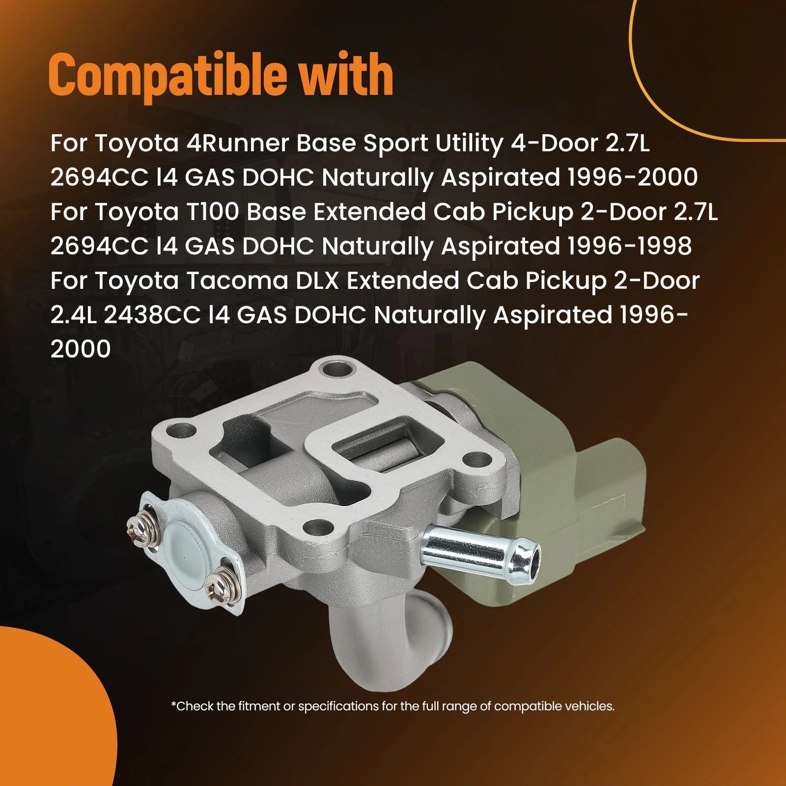 Air Idle Control Valve for Toyota 4Runner Tacoma (1996–2000) AC4041