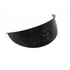 7" Black Skull Headlight Visor for Harley XL XLH FXR (1971–2003)