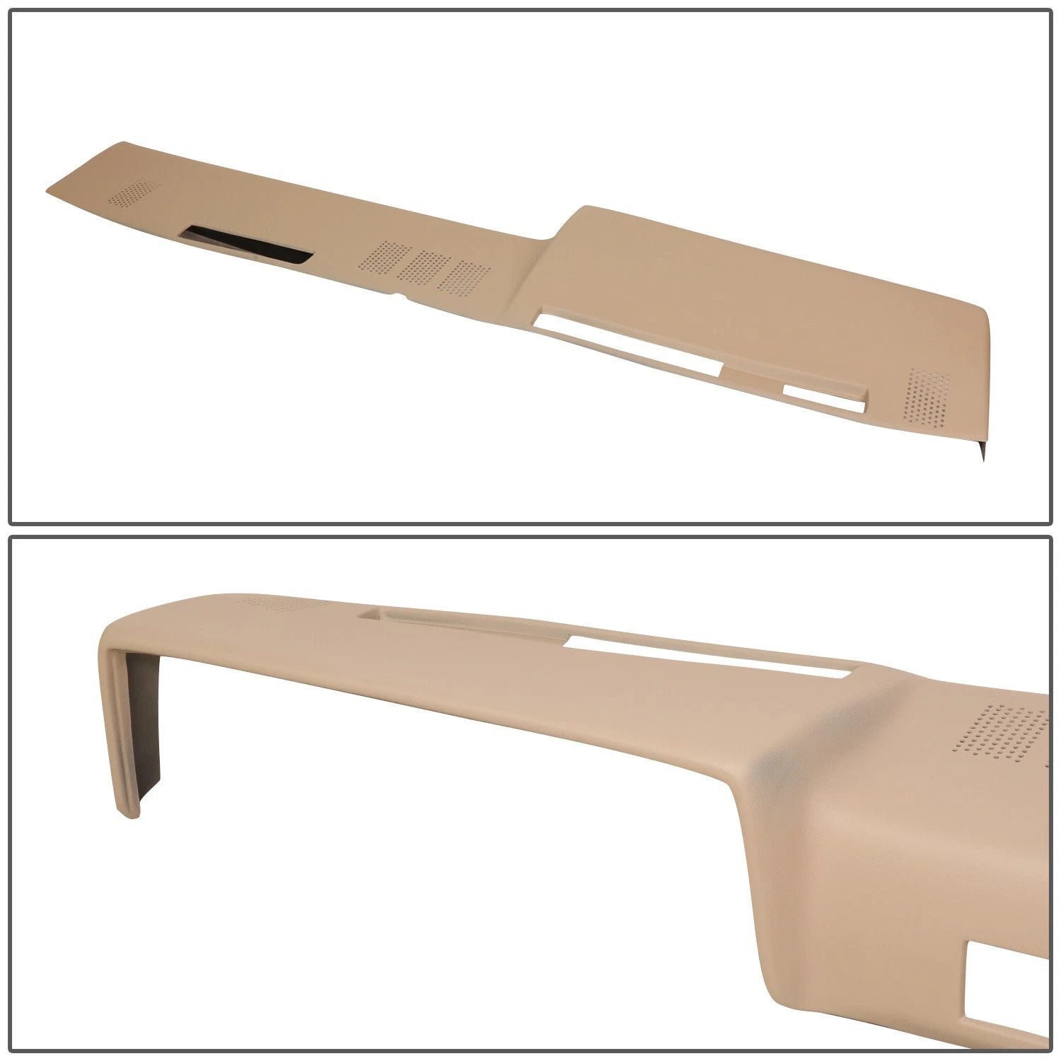 Molded Dash Cover Bezel Overlay for Chevy GMC C/K/R/V Pickup Suburban (1981–1991)