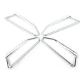 Chrome Front Fog Light Eyebrow Trim Accents for Honda Goldwing GL1800 (2018-2023)
