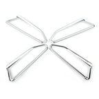 Chrome Front Fog Light Eyebrow Trim Accents for Honda Goldwing GL1800 (2018-2023)