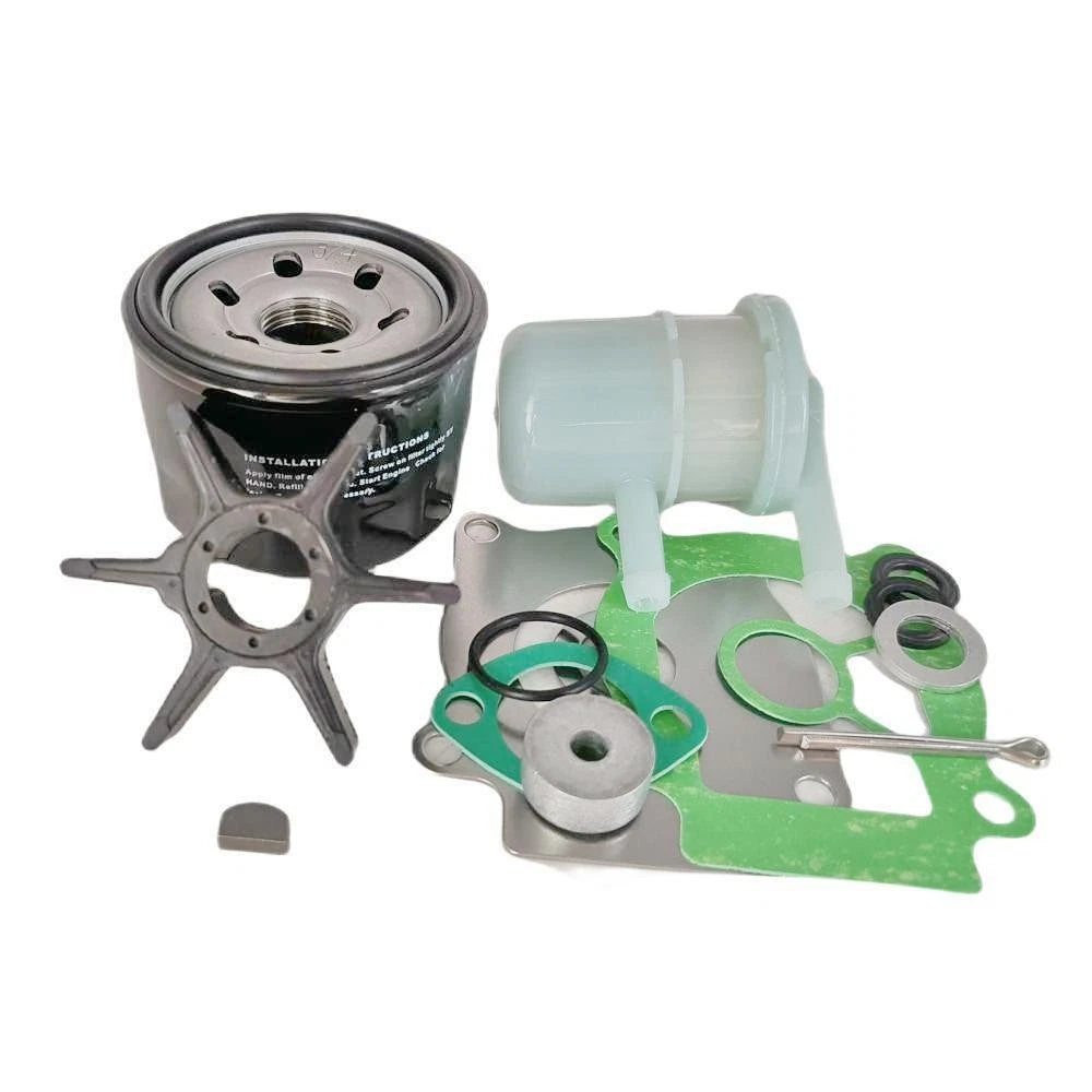 Service Kit for Suzuki DF25 DF30 (2000–2023) - Water Pump, Impeller, Anode, Oil, Fuel Filter