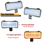 Clear Switchback LED Park Turn Signal Lights for Chevy GMC PU Blazer Jimmy (1981–1982)