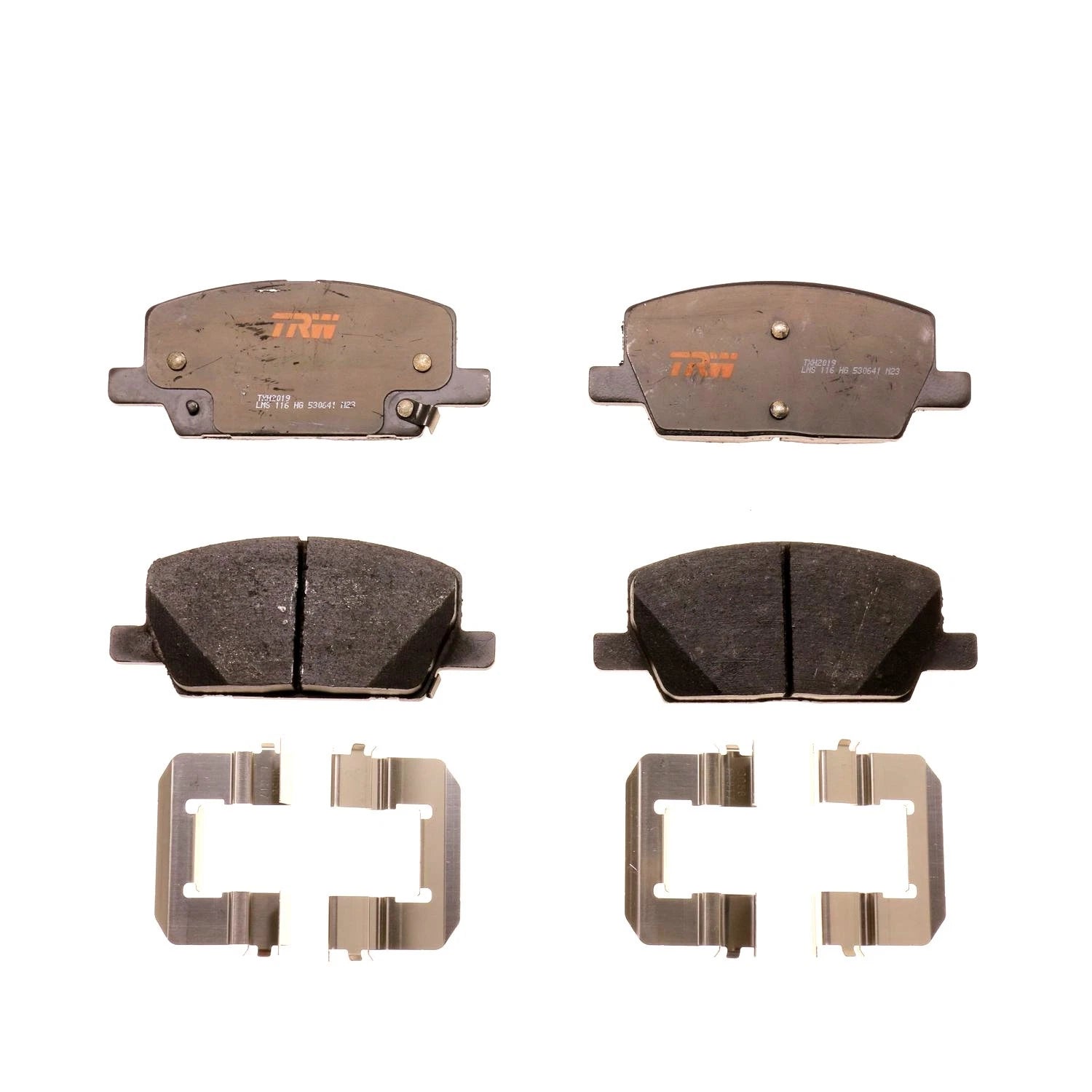 Set of 4 Disc Brake Pads for Chevrolet Trax (2018-2020)