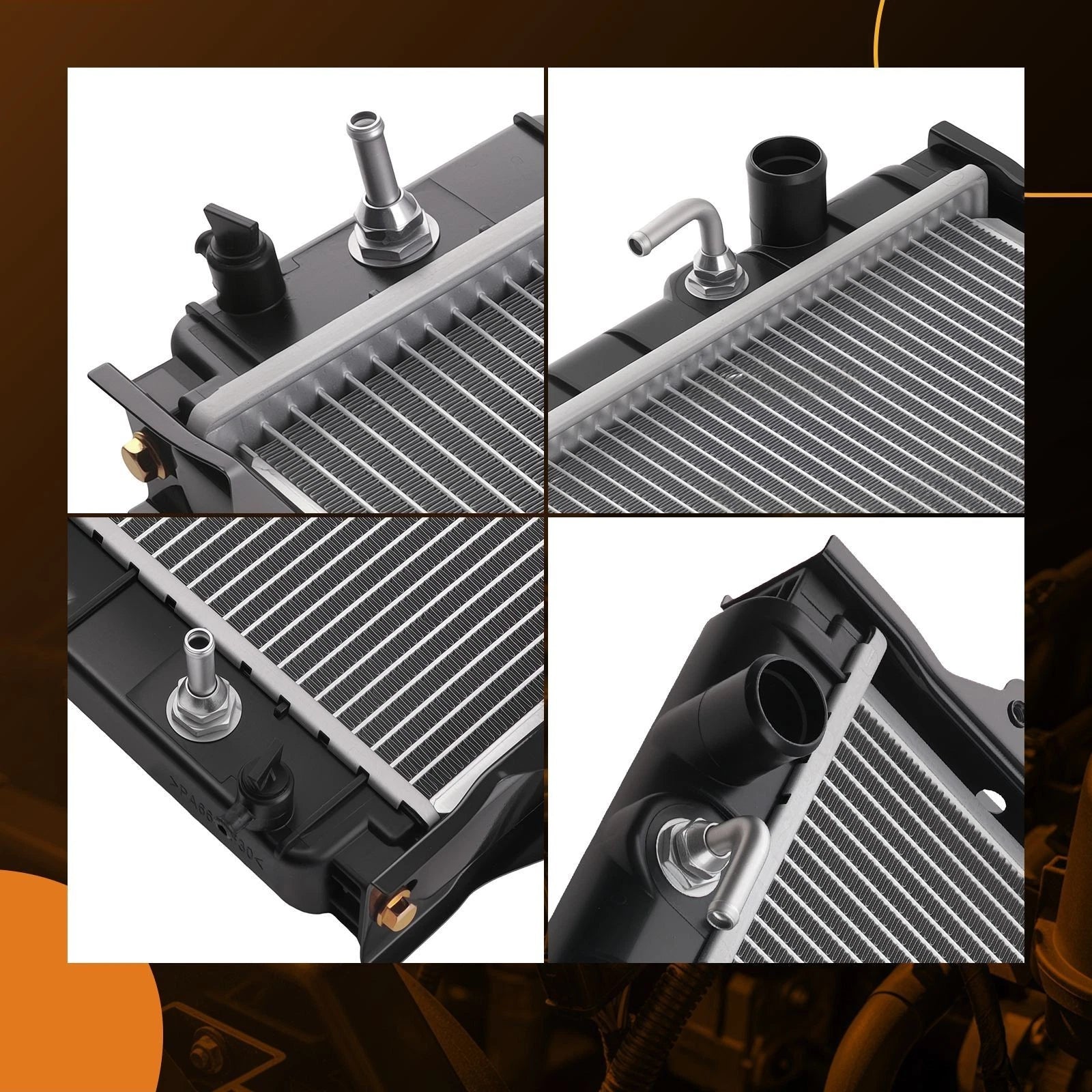 Aluminum Radiator for Toyota Tacoma 2.4L 2.7L 3.4L (1995–2004)