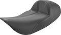 Saddlemen Dominator Solo Seat for Harley Davidson (Extended Reach, Black/Gray)
