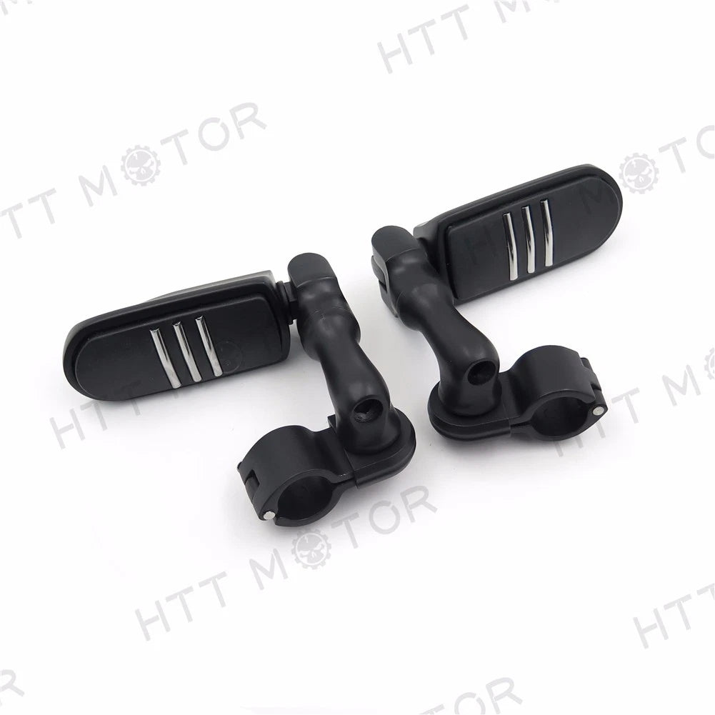 HTTMT Adjustable Foot Peg for Triumph Rocket (1" 25mm) Black