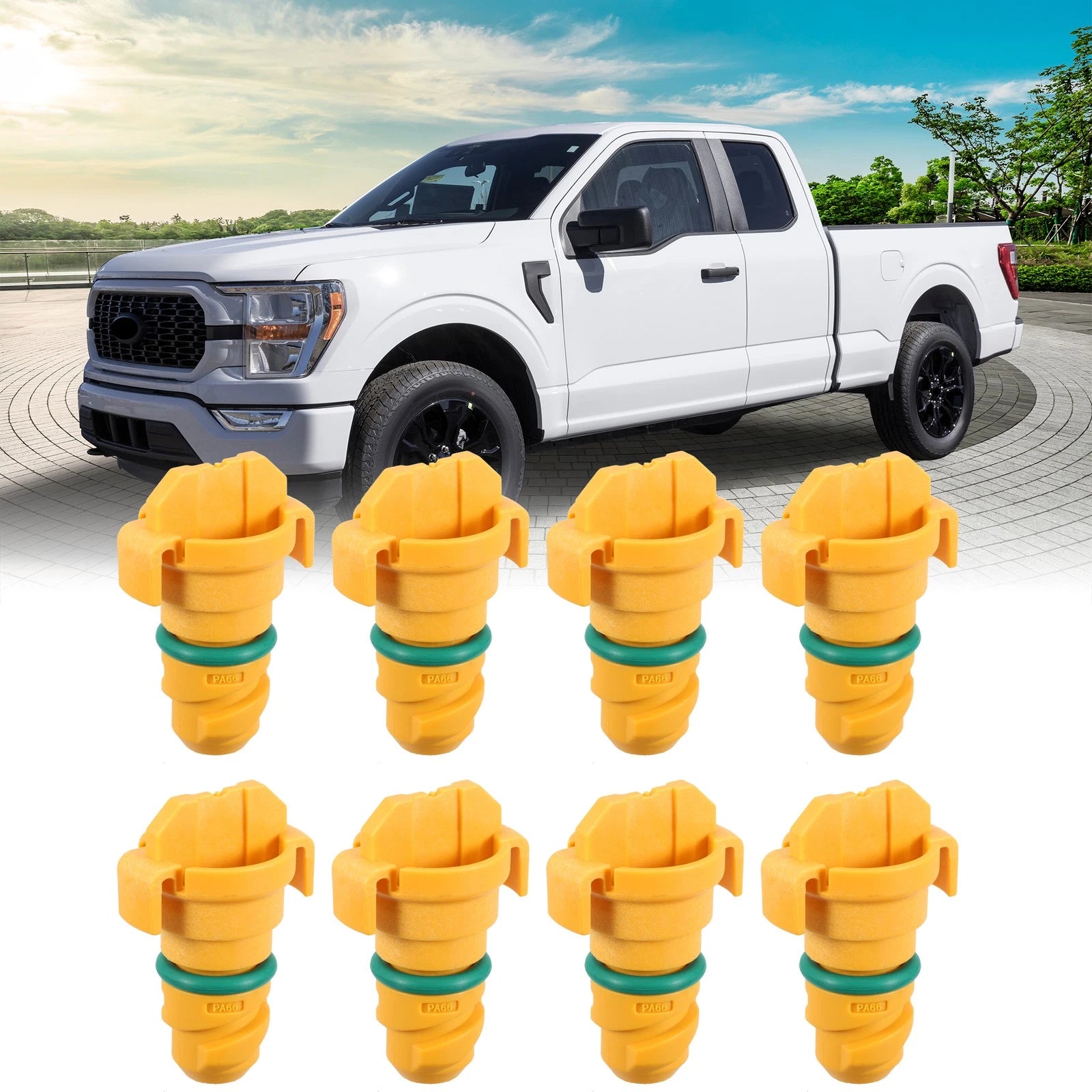 8pcs ABS Engine Oil Drain Plug for Ford F150 (2015–2018) KX6Z6730B