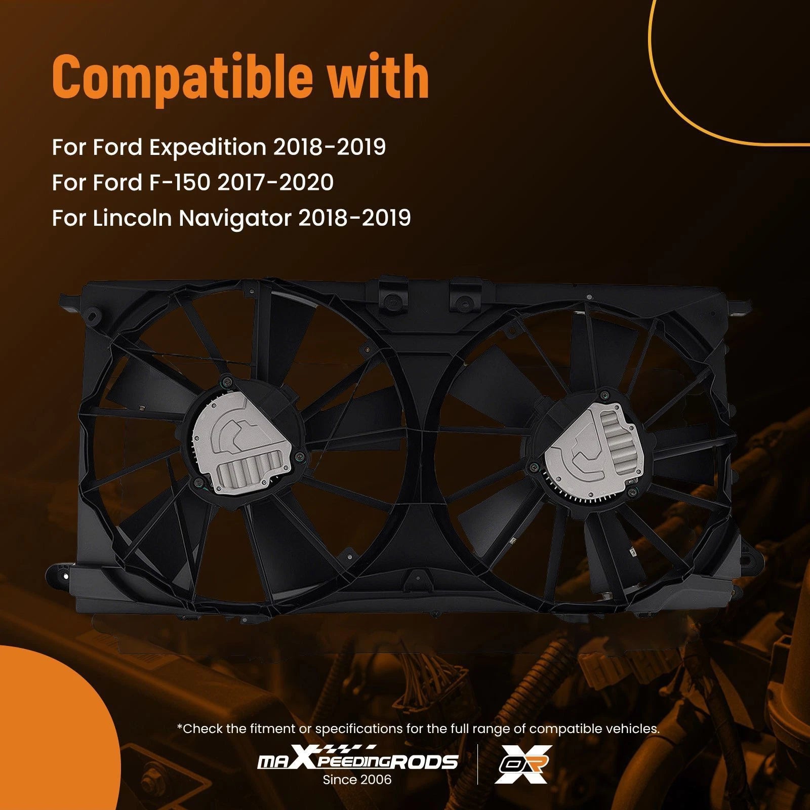 Electric Radiator Cooling Fan for Ford Expedition/F-150 (2017–2020)