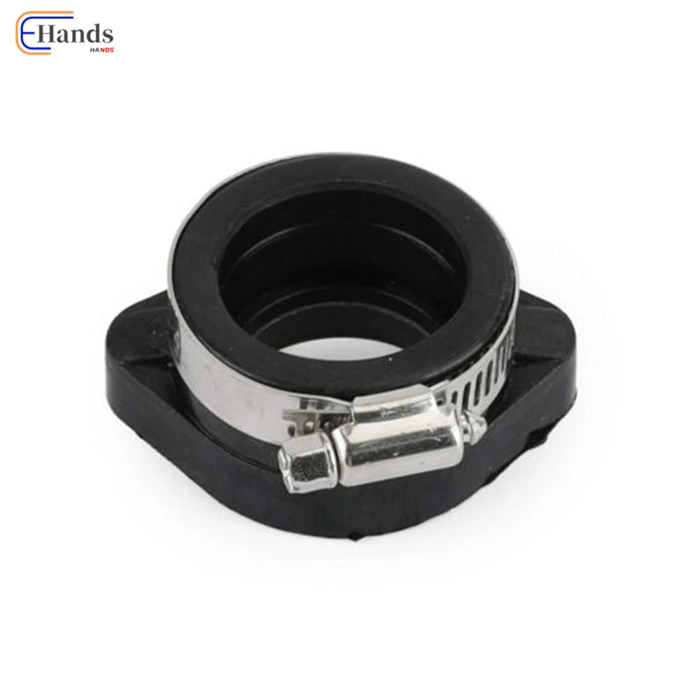 Carburetor Intake Adapter Rubber Mounting Flange for VM24 PE26 28 MM (Fit)