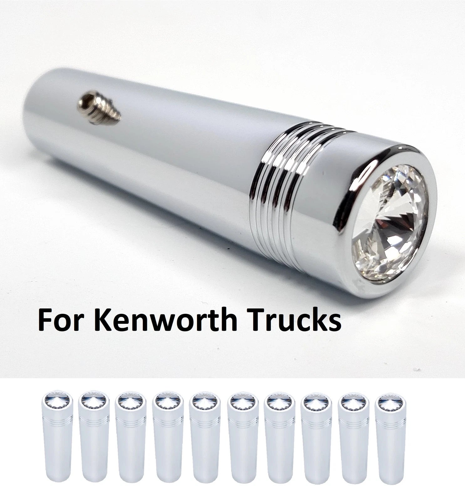 Clear Toggle Switch Extension 2-1/4 in Set for Kenworth (2010–2024)