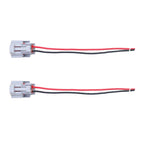 Set of 2 Injector PnP Adapters Denso Female to Pigtail Female Wired