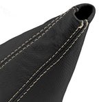 Leather Automatic & E Brake Boot Cover for BMW E39 (1996–2003) Beige Stitch