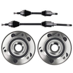 Front CV Axle Wheel Hub Kit for Dodge Durango, Jeep Grand Cherokee (2011–2023)