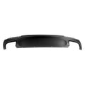 Replacement Black Textured Polypropylene Rear Lower Bumper Valance