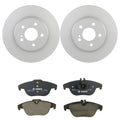 Bosch QuietCast Rear Rotors & Ceramic Brake Pad Kit for Mercedes C207 E350 W204 C350 (2009–2016)