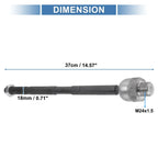 2 x Front Inner Tie Rod End Links for Dodge Ram 1500 (2002-2005)