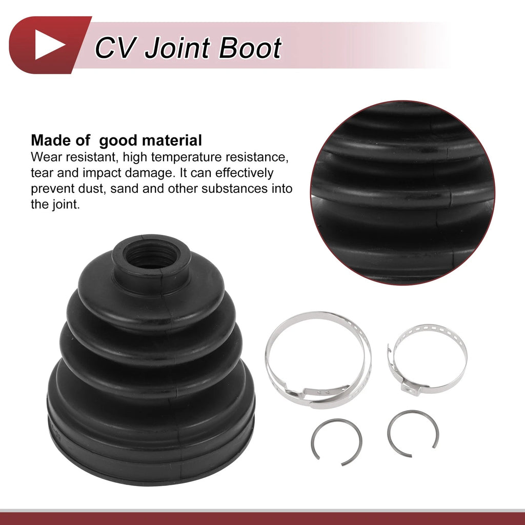 Inner CV Joint Boot Kit with Clamps for Nissan Cube (2009–2011) No.C974AEW60A