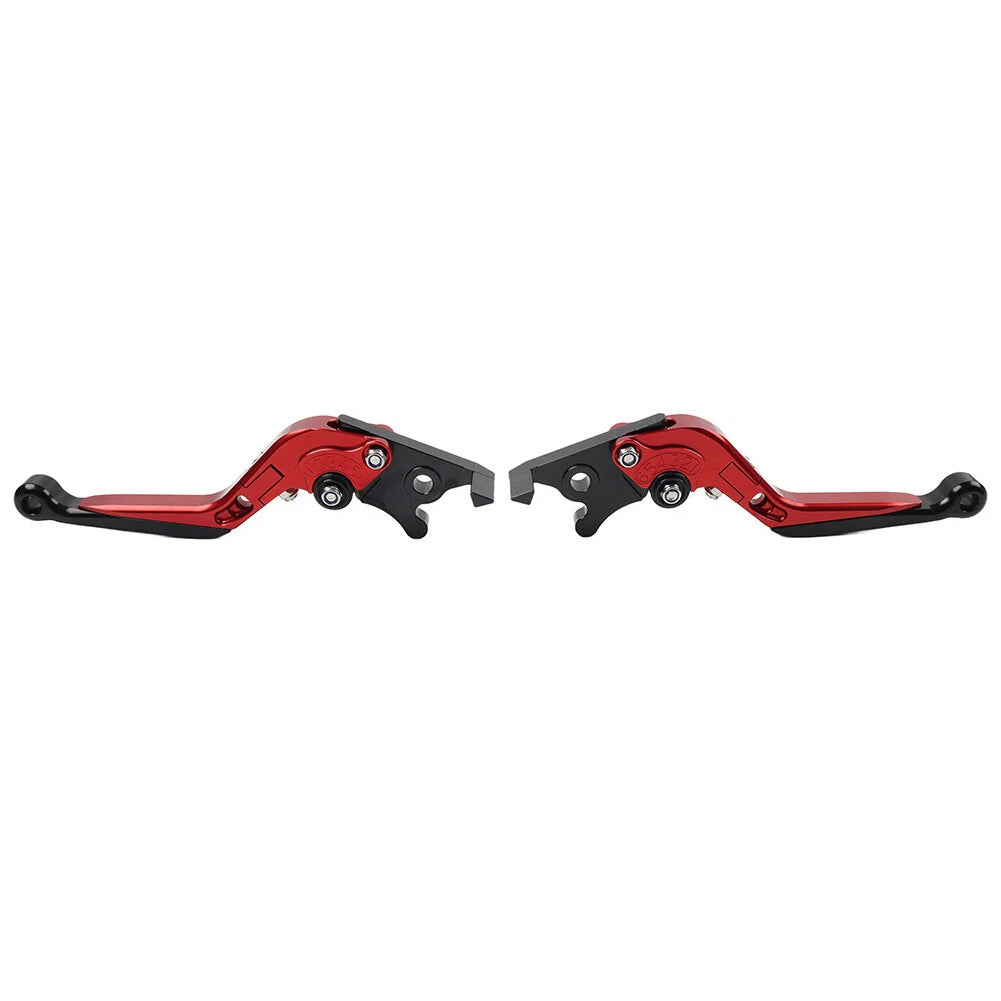 Extendable Brake Clutch Levers for Kawasaki Z1000 (2007–2016), ZX6R 636 (2007–2018) Red