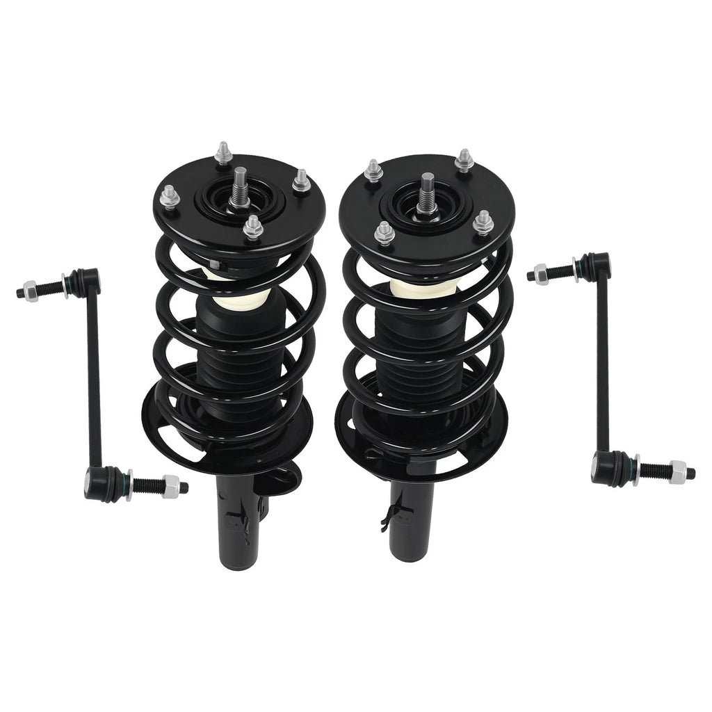 Set of 4 Front Strut w/Sway Bar Links for Ford Flex (2010–2012) 272534