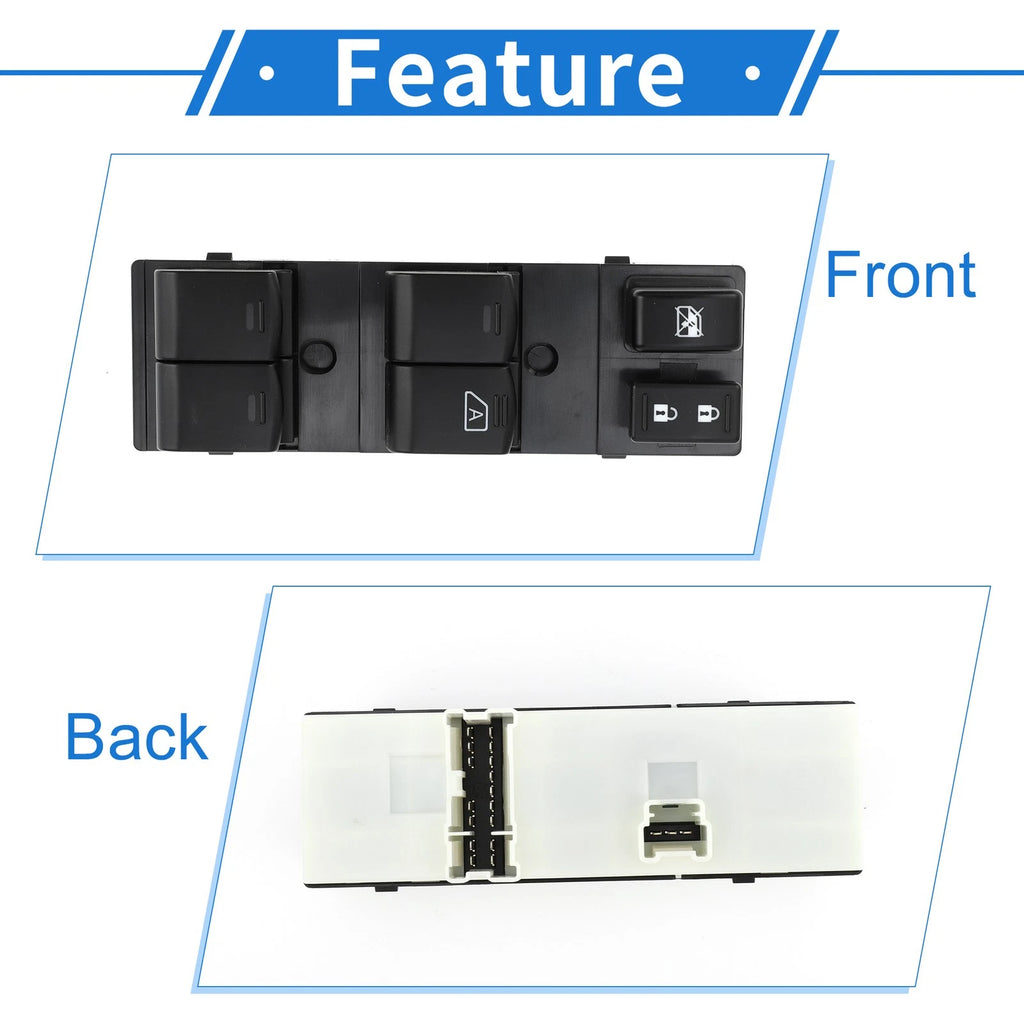 Power Window Switch for Nissan (Front Right Driver Side)