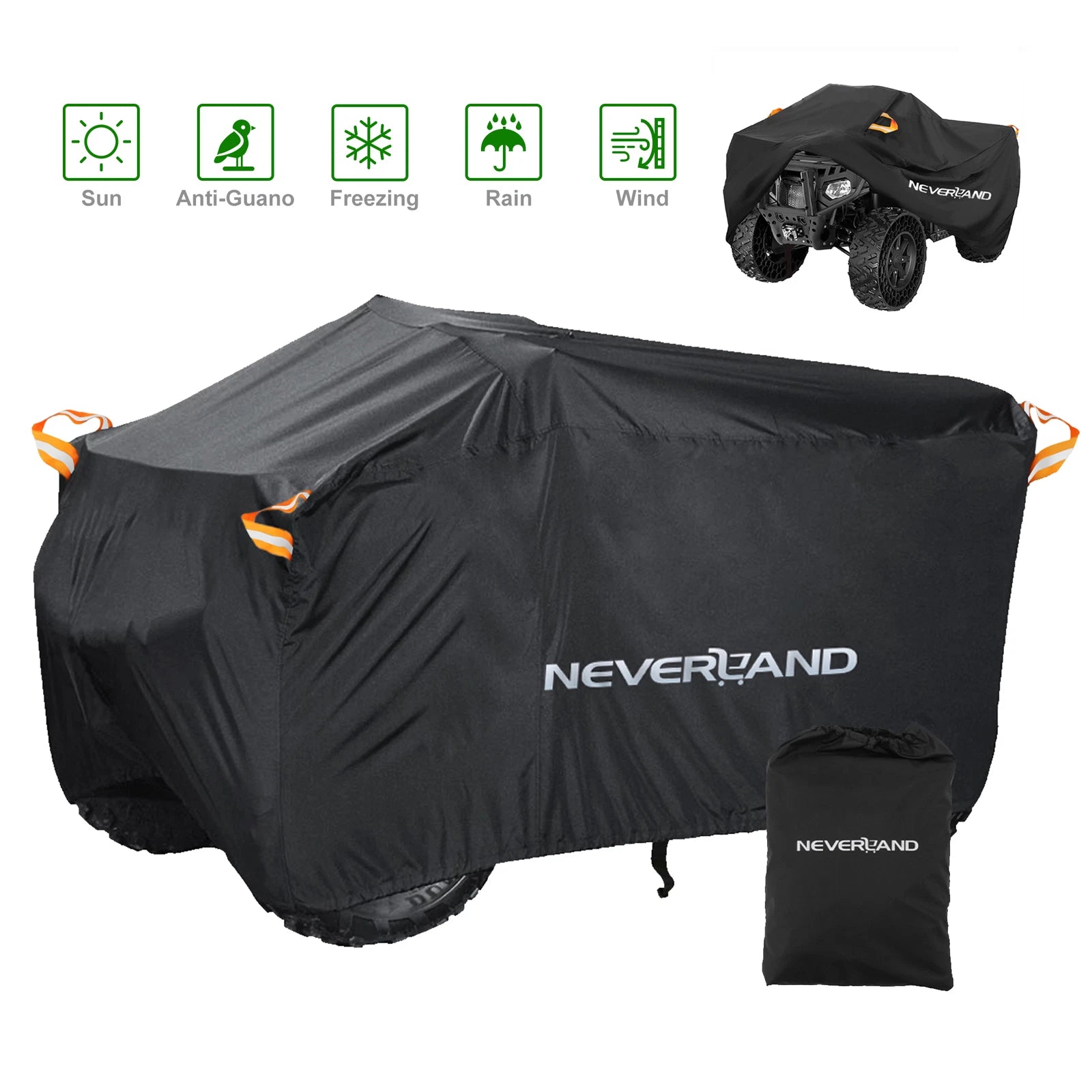 Quad Bike ATV Waterproof Sun Dust Protector for Polaris Sportsman 90 (2006–2014)