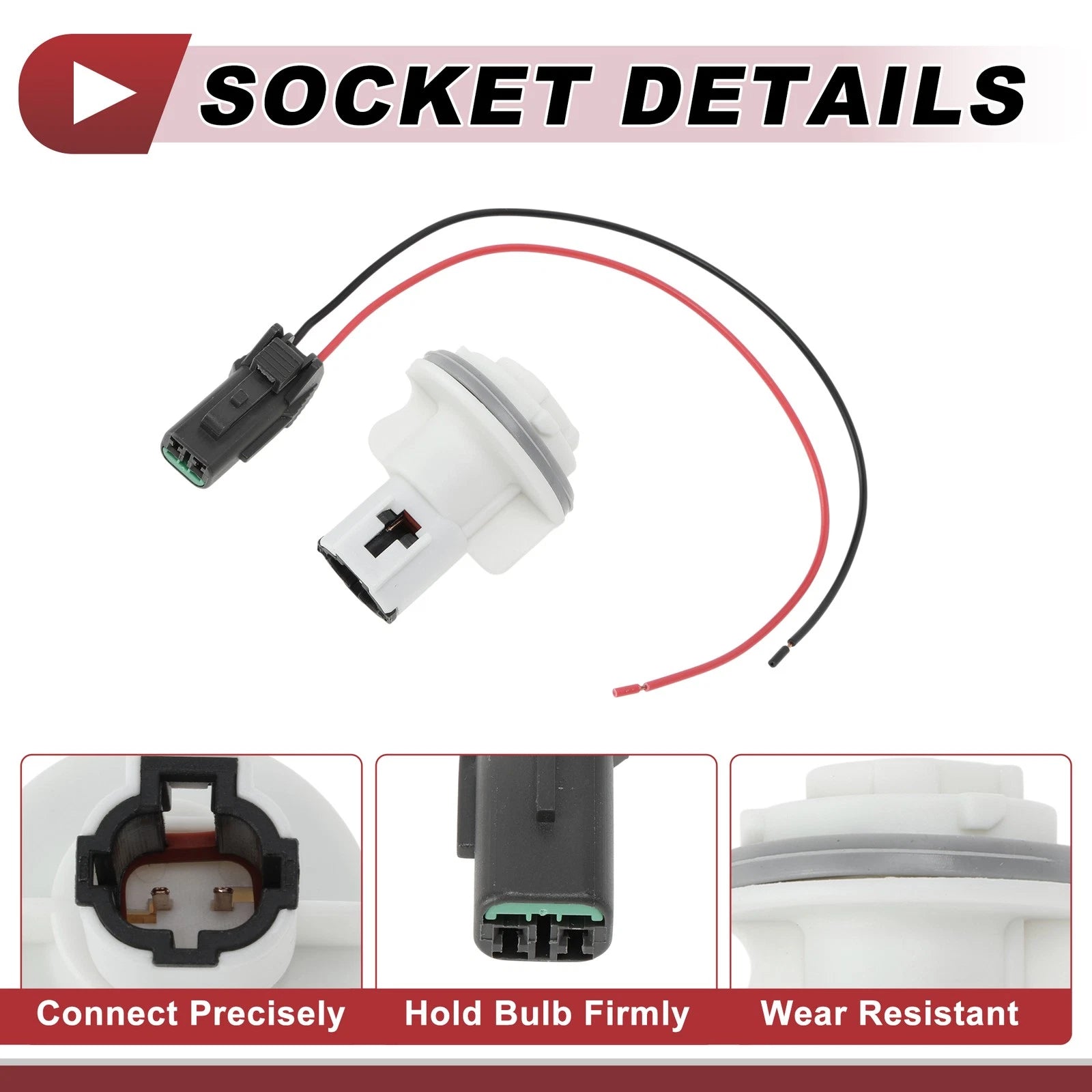 Set of 1 Front Turn Signal Light Socket Wiring for Toyota Auris (2001–2011) No. 9006981052