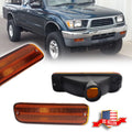 Set of 2 Amber Front Bumper Signal Lights for Toyota Tacoma (1995–2000)