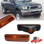 Set of 2 Amber Front Bumper Signal Lights for Toyota Tacoma (1995–2000)