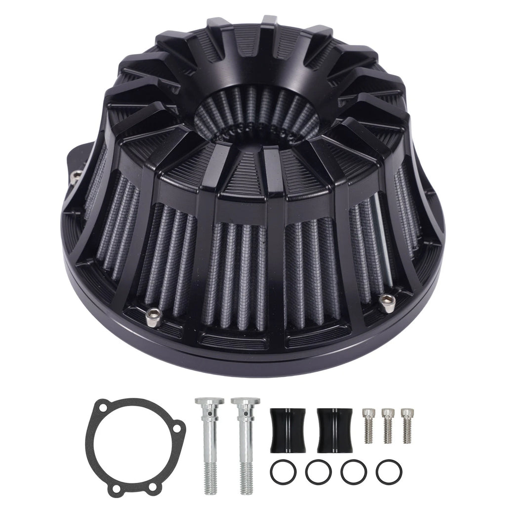 Turbine Air Filter Cleaner Intake Kit for Harley Softail Touring (2000–2023)