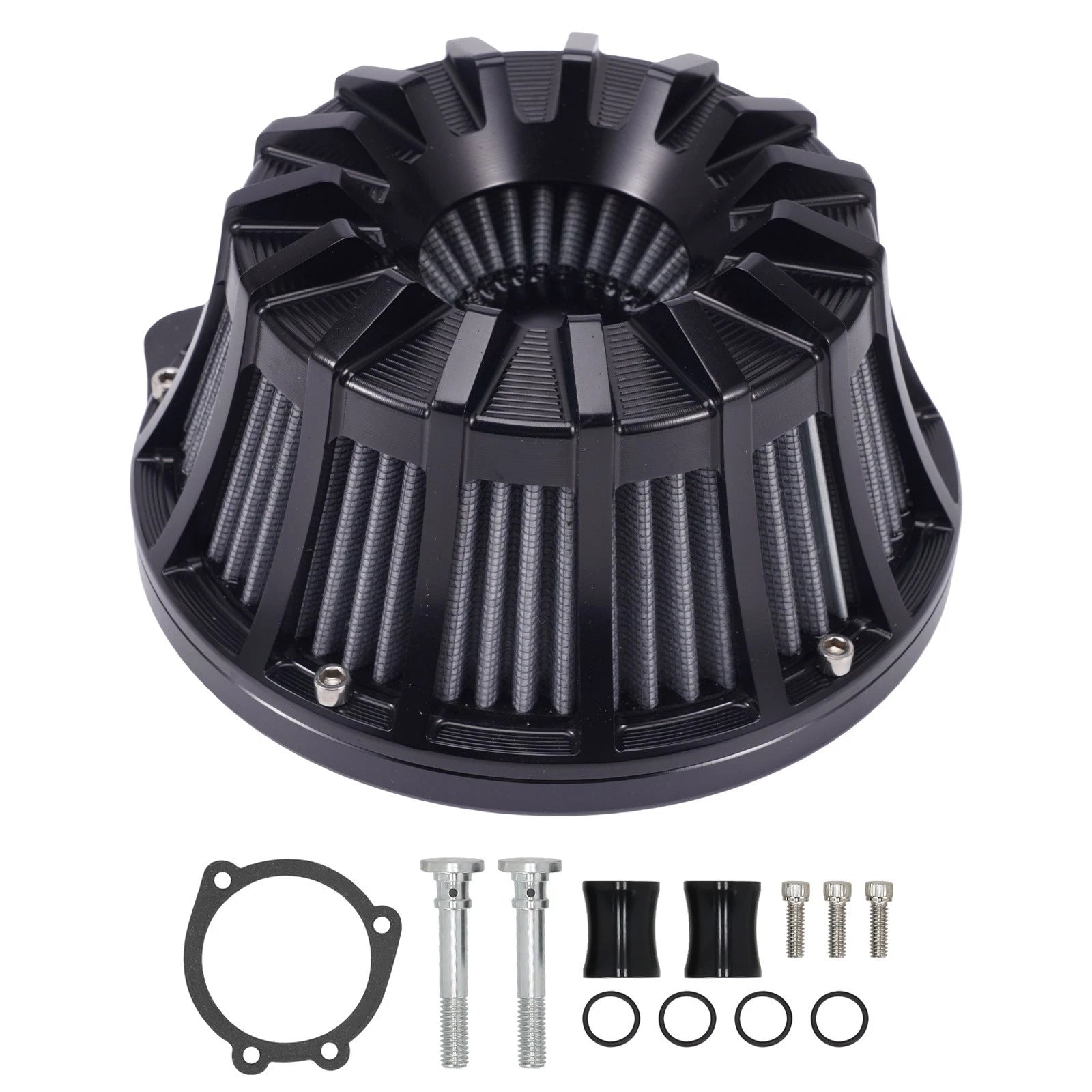 Turbine Air Filter Cleaner Intake Kit for Harley Softail Touring (2000–2023)