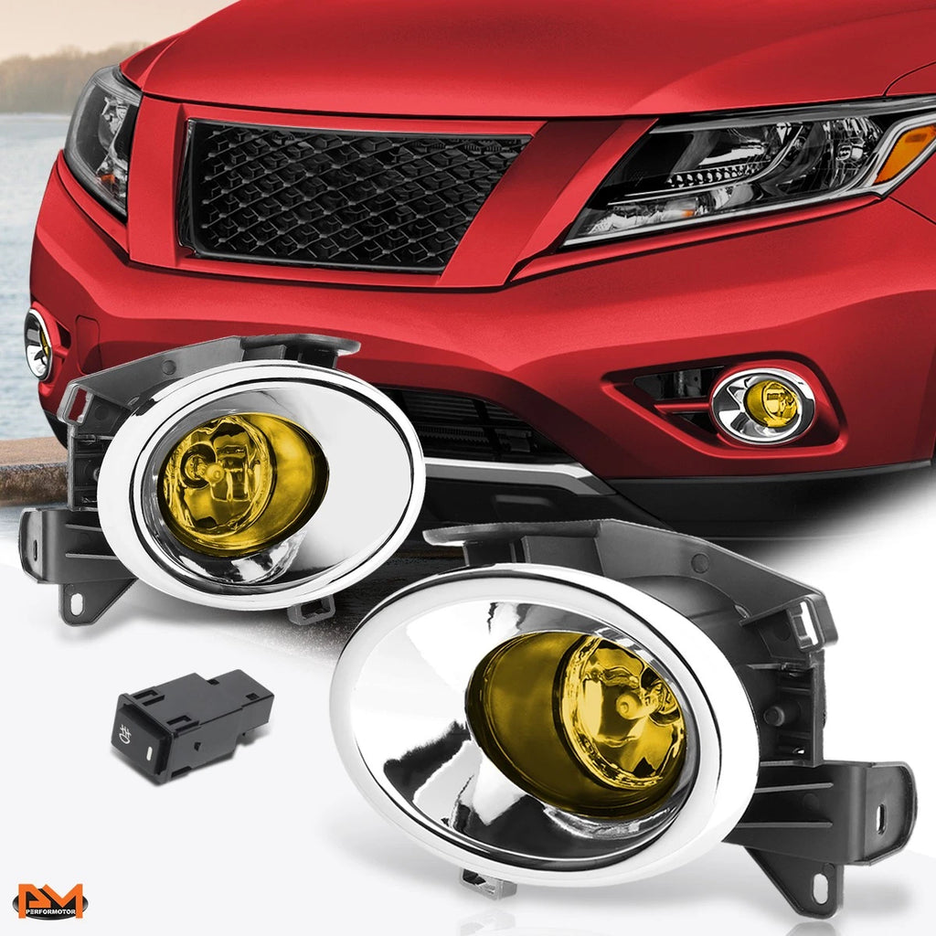 Fog Lights with Switch and Chrome Bezel for Pathfinder (2013–2016)