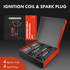 4x Ignition Coil & 4x Iridium Spark Plug for Toyota Corolla (2009-2017)