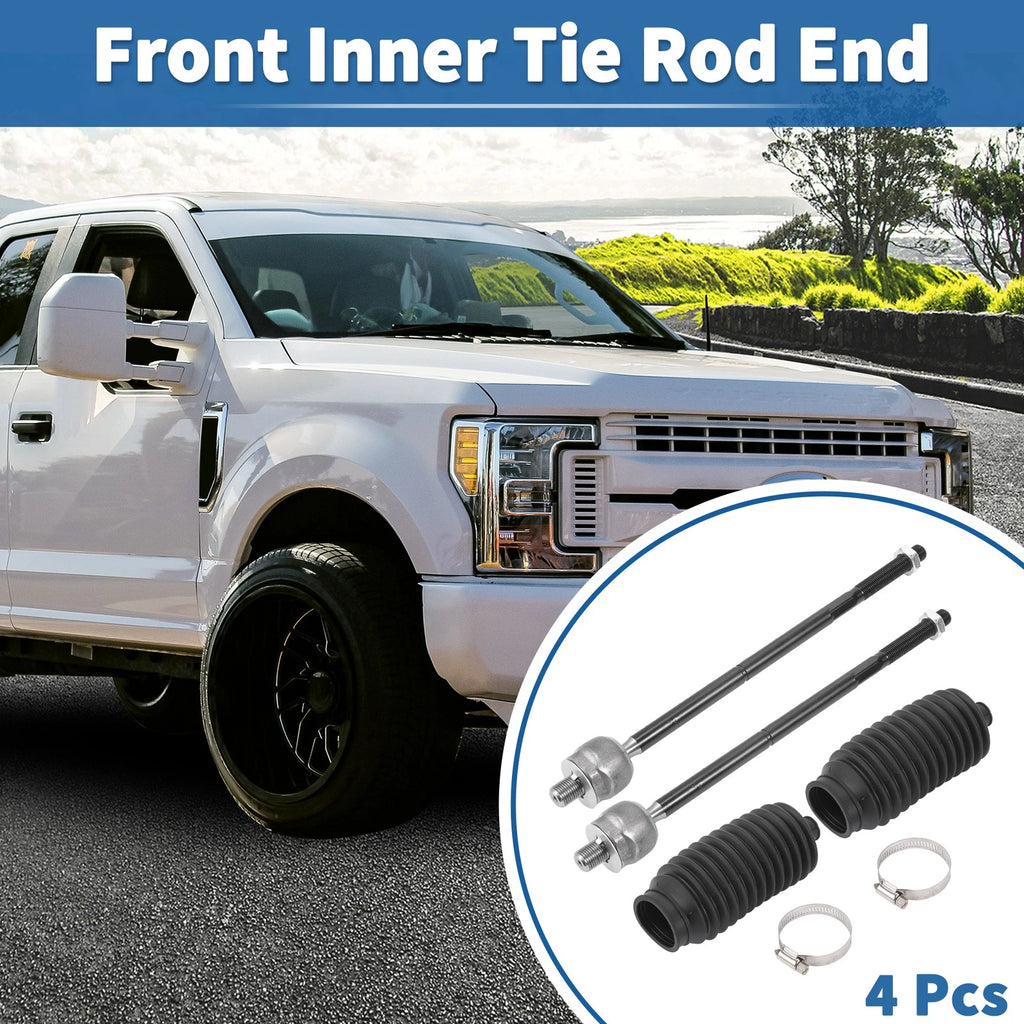 Set of 4 Front Inner Tie Rod End Links for Ford Mustang (2005–2010) No.EV80804