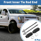 Set of 4 Front Inner Tie Rod End Links for Ford Mustang (2005–2010) No.EV80804