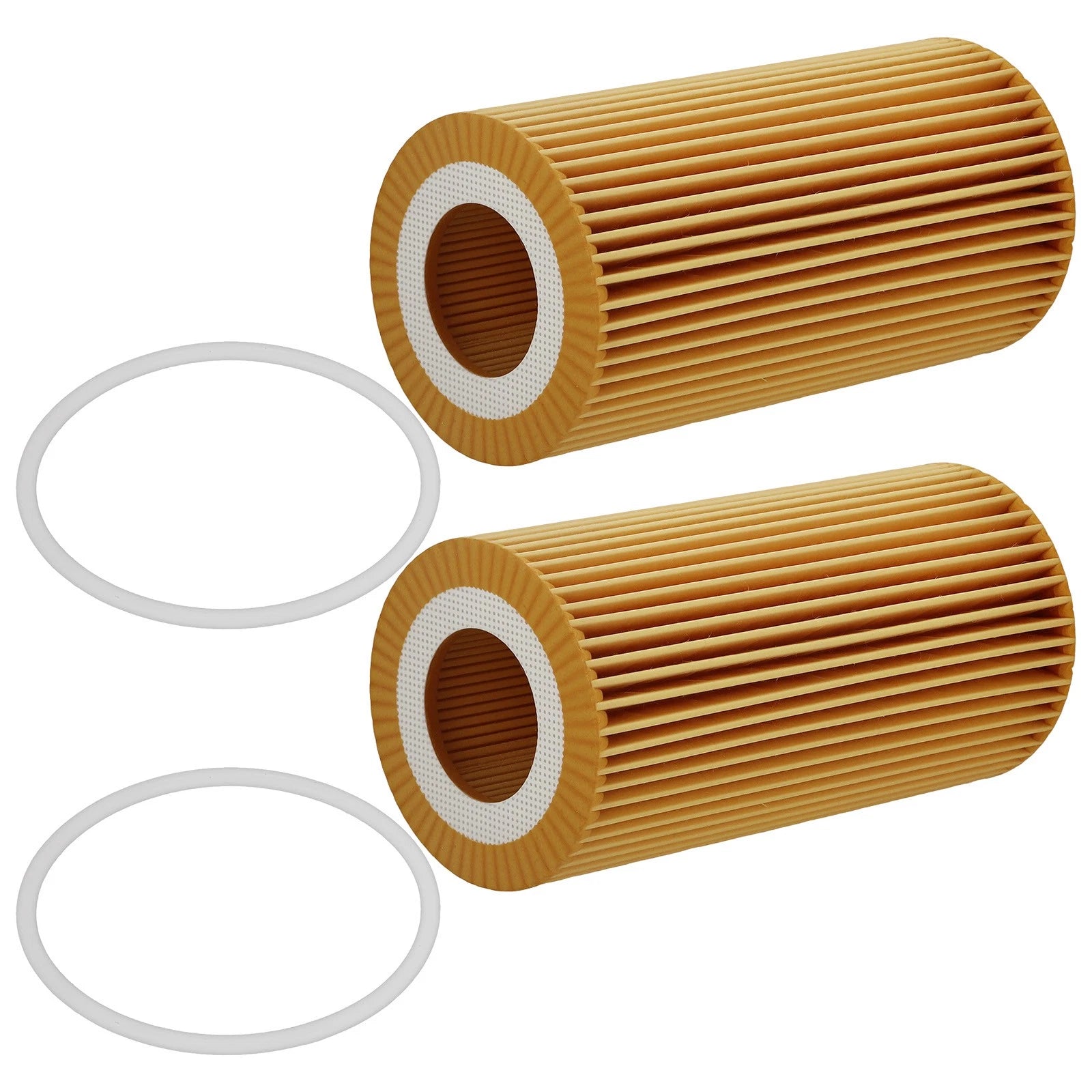 2X Oil Filter HU719/8X 108320 for Volvo C70 S40 V50 (2004–2013)