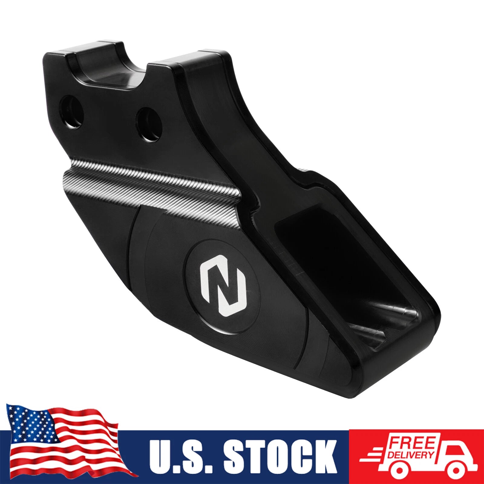 Chain Roller Support Guide for Yamaha Warrior 350 YFM350X (1997–2004) #38W-22199-00 Black