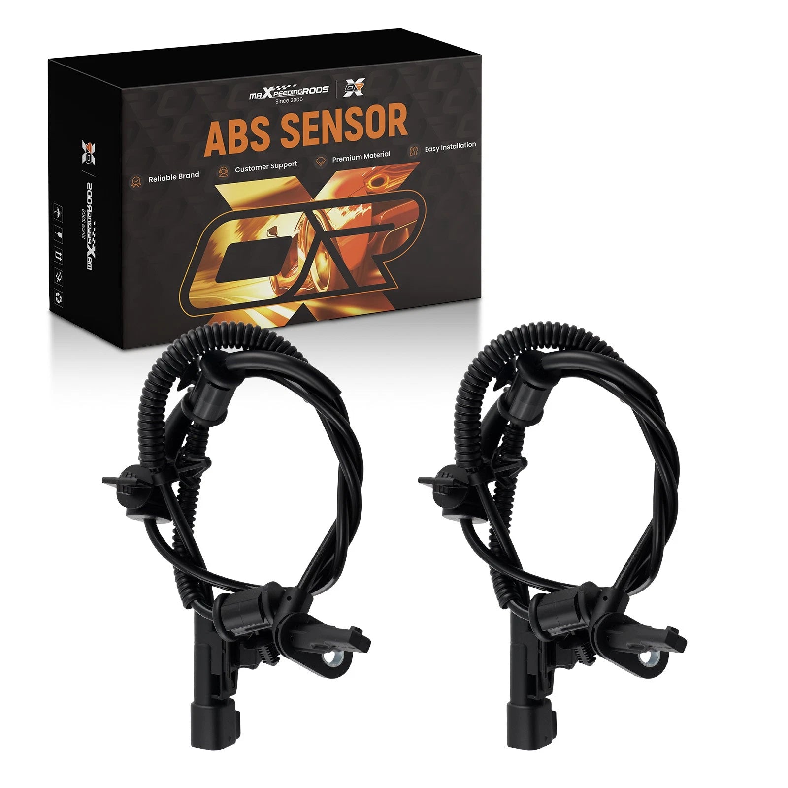 2X Front ABS Wheel Speed Sensor for Buick LaCrosse Regal Saab 9-5 (2011)