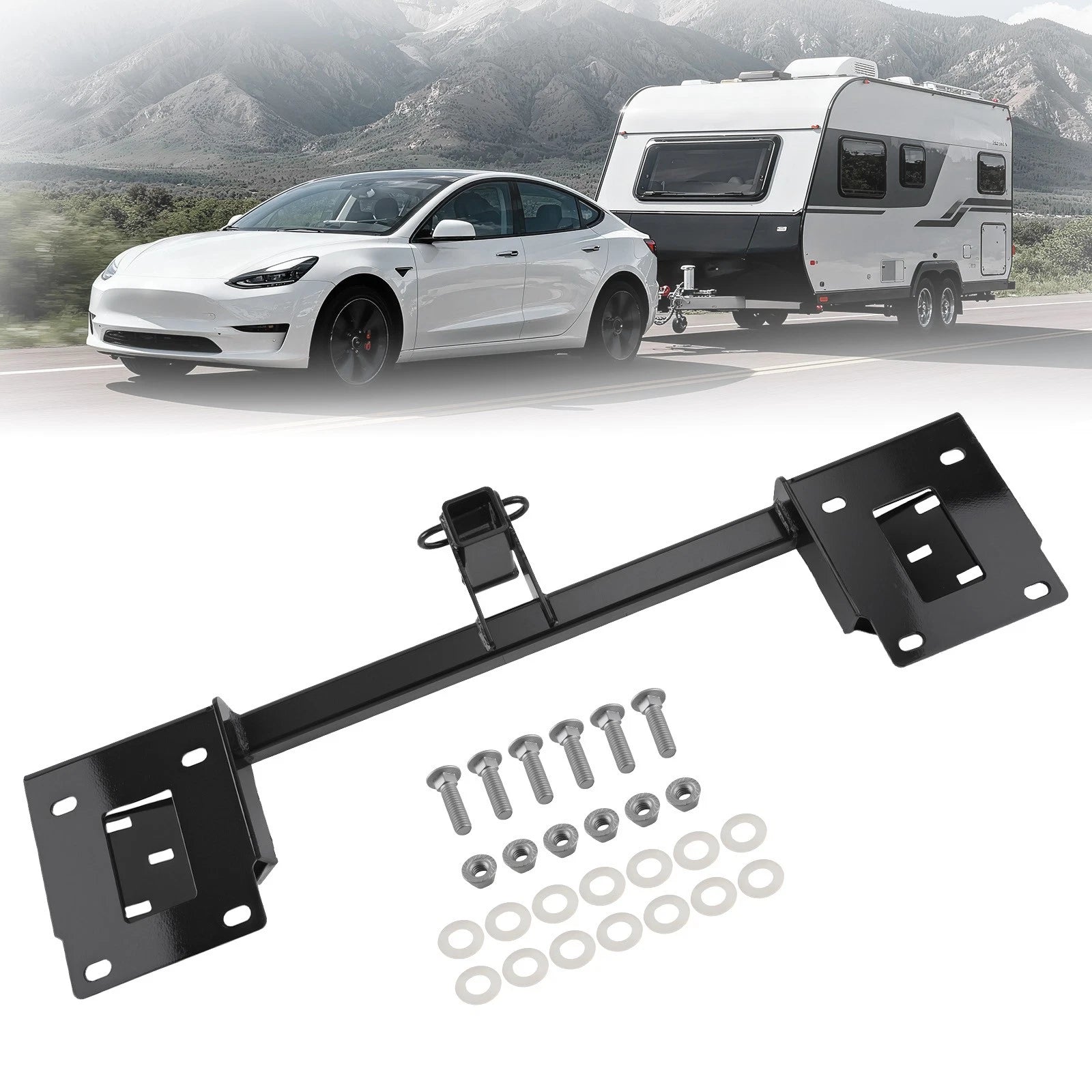 2" Steel Hitch Receiver Class 2 for Tesla Model 3 (2017-2023)