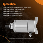 Starter Motor for Suzuki Vstrom 650 DL650A (2004–2019) 31100-19F00 10 Teeth