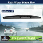 14" Rear Windscreen Wiper Blade for Toyota Corolla (2002–2008)