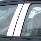 4pc Luxury Chrome Pillar Post Trim Kit for Mitsubishi Lancer (2008–2017)