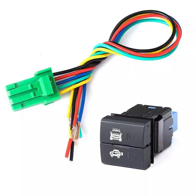 Dual Dashboard Control Square Switch Button for Toyota RAV4 (2019–2024)