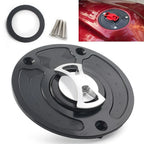 Keyless Fuel Gas Tank Cap Cover for Kawasaki ZX10R ZX9R (2004-2023)