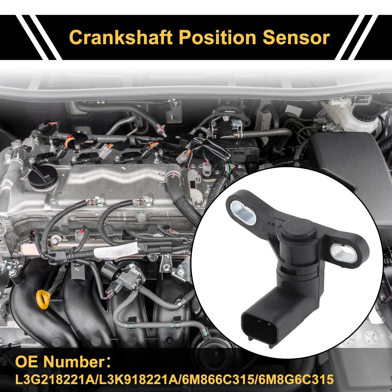 Crankshaft Position Sensor No.L3G218221A for Mazda MX-5 NC (2005–2014)
